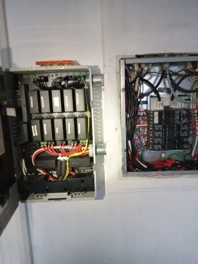Electrical panel upgrade completed for Indoor Lighting Installation in Mount Dora